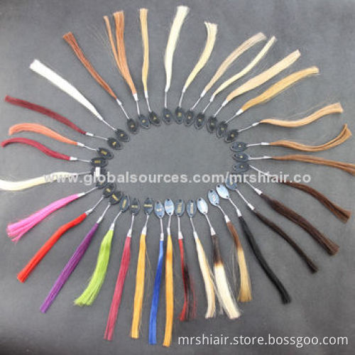 100% Human Hair Color Chart